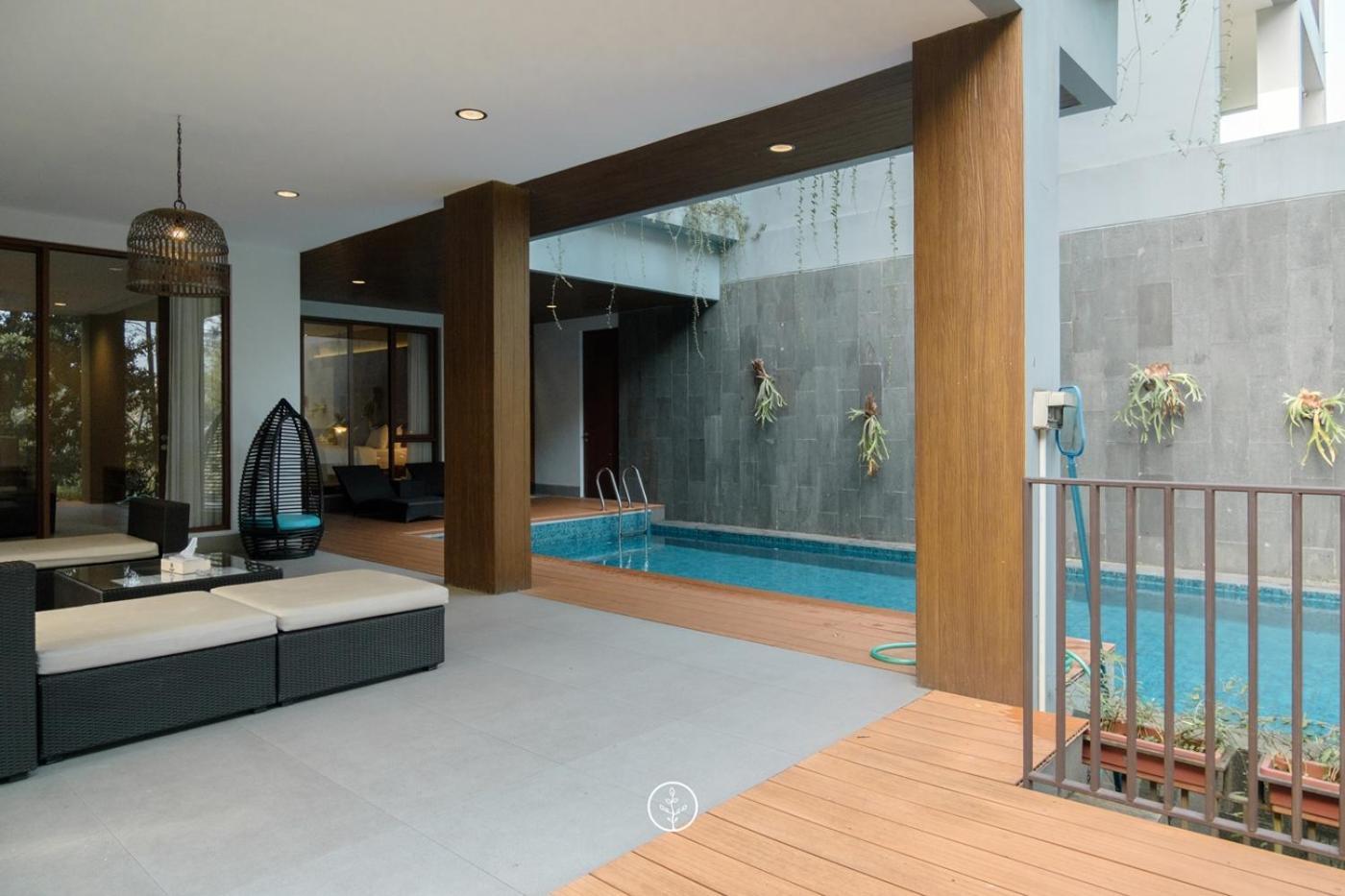 Asmaya Hill View Villa 7 Bedrooms With A Private Swimming Pool Bandung Bagian luar foto